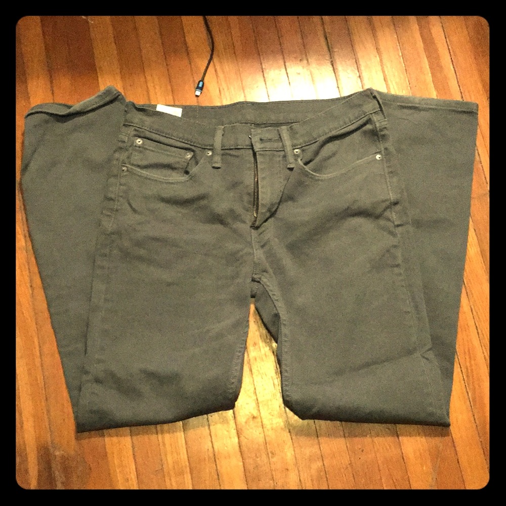 Green Levi 514 jeans 31x32